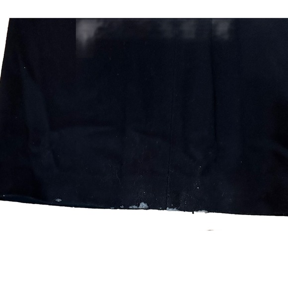 Vintage Jones New York 100% Wool Long Black Coat 50" Tall Size 8 Tip Is Damage. - Picture 9 of 13